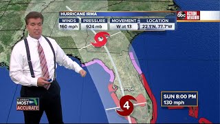 Hurricane Irma Update  Floridas Most Accurate Forecast with Denis Phillips on Friday at 1159PM [upl. by Meid]