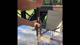 Building a Rectangular Abba Patio Offset Cantilever Umbrella [upl. by Aicilas]