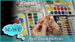 Gouache Review – My Top 7 Artist Grade Picks Opaque Watercolor [upl. by Anelim]