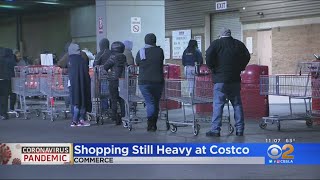 Shoppers Encounter New Rules Limits At Costco [upl. by Yelsew]