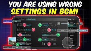 BGMI All New Basic amp Advance SETTINGSCONTROLS  Perfect BGMI Settings Guide  BGMI  Pubg Mobile [upl. by Desmond449]