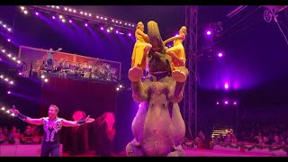 Elephant show Weihnachtscircus Dresden [upl. by Ike]