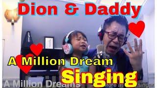 Father and Daughter Duet A Million Dreams [upl. by Ahtamat]