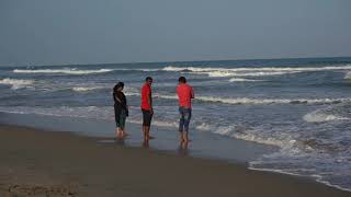 Mahabalipuram Sea Beach Tamil Nadu India in 4K Ultra HD [upl. by Lytton]