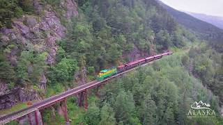 White Pass Railroad Summit Excursion  Skagway Alaska [upl. by Ellehcir]