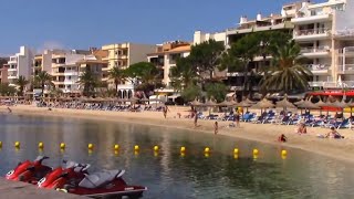 Puerto Pollensa  Beaches and Marina in the heat of the day July 2014 HD [upl. by Janet]