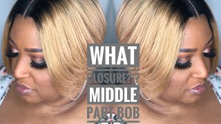 What Closure Middle Part Bob  Mobile AL [upl. by Krysta842]