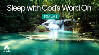 Psalms for Sleep Fall Asleep in Gods Word  Try for 5 Min [upl. by Ahsercal814]