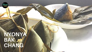 How to make Nyonya Bak Chang Peranakan Glutinous Rice Dumpling [upl. by Akeylah]