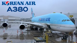 🇺🇸 Los Angeles LAX to Seoul ICN 🇰🇷 Korean Air Airbus A380  FULL FLIGHT REPORT Polar route [upl. by Swanson]