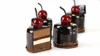 Tarta Selva Negra Individual  Individual Black Forest Cake [upl. by Sobmalarah]