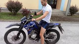 YAMAHA XT 125R  TEST  REVIEW [upl. by Sherill472]