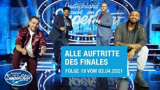 Alle Auftritte des Finales  Folge 19 vom 03042021  DSDS 2021 [upl. by Olifoet808]