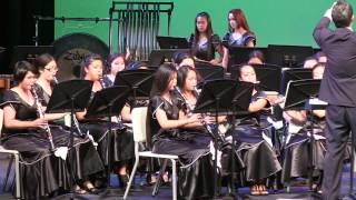 Color of the Wind  Sacred Hearts Academy Concert Band [upl. by Sherar255]