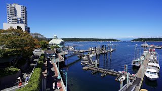 Downtown Nanaimo British Columbia  Walking Tour in 4K UHD [upl. by Joseito]