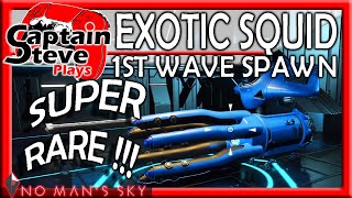 No Mans Sky Outlaws Super Rare 1st Wave Blue Squid Ship Station Spawn Captain Steve Plays NMS 2022 [upl. by Calise111]