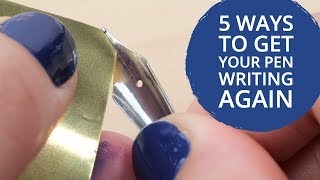 5 Ways to Get Your Pen Writing Again [upl. by Dibbrun737]