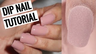 HOW TO DO DIP NAILS AT HOME  Revel Nail [upl. by Elman]