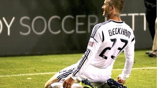 David Beckhams Best MLS Goal [upl. by Esiahc788]