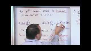 Identifying Linear Ordinary Differential Equations [upl. by Niloc6]