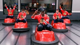 quotChicago Fire quotChicago PDquot casts face off at WhirlyBall benefit [upl. by Adihsaar]