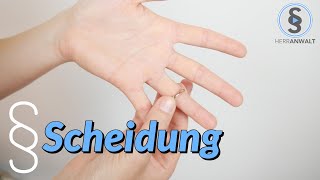 Die Scheidung  Trennung  Trennungsjahr  Antrag  Anwalt  Kosten  Familienrecht  Herr Anwalt [upl. by Chandal209]