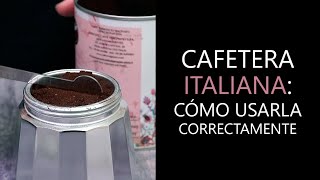 CÓMO USAR LA CAFETERA ITALIANA Guía básica para preparar café [upl. by Neil225]