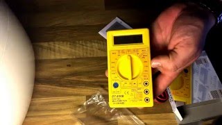 digital multimeter DT830B unboxing and function overview [upl. by Bencion]