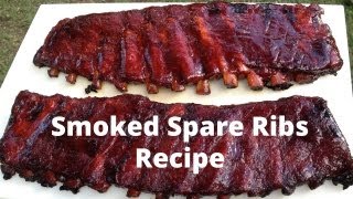 Spare Ribs Recipe  How To Smoke Spare Ribs [upl. by Ramberg216]