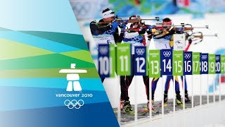 Mens Biathlon  10Km Sprint Highlights  Vancouver 2010 Winter Olympic Games [upl. by Aldarcy872]