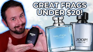 10 Of The BEST Fragrances Under 20  Cheap Fragrances For Men [upl. by Calle]