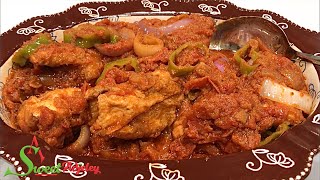 HOW TO MAKE THE AUTHENTIC GHANA FISH GRAVY  RED SNAPPER GRAVY  A SIMPLE FISH SAUCE [upl. by Atteroc]