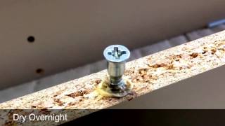 How To Fix a Stripped Wood Screw [upl. by Ssalguod]