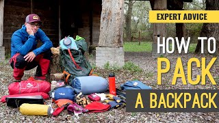 HOW TO PACK A BACKPACK OR HOW I PACK MY BACKPACK  EXPERT ADVICE [upl. by Keir]