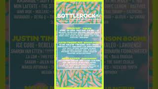 BottleRock 2025 Daily Lineup [upl. by Imat364]