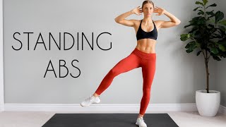 10 min STANDING ABS Workout Intense amp No Equipment [upl. by Ailehc556]