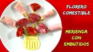 FLORES comestibles  Merienda original [upl. by Zurkow]