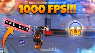 Real SECRET about 1000 FPS in free fire 🤫 [upl. by Biondo]