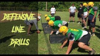 Defensive line Drills [upl. by Sirromad]