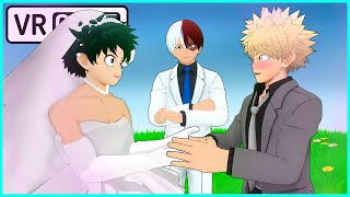 Deku and Bakugo GET MARRIED VRChat VR [upl. by Moulden]