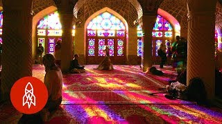 Step Inside Iran’s Kaleidoscopic Mosque [upl. by Llig]