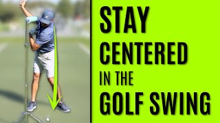 GOLF How To Stay Centered In The Golf Swing [upl. by Nakasuji987]