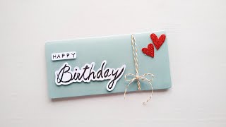 Beautiful Birthday Card Making  DIY Birthday Card Ideas  Dinesh Arts [upl. by Francklin728]