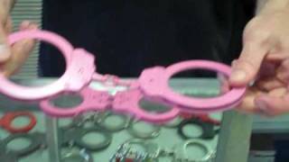 Pink Handcuffs  Handcuff Warehouse [upl. by Aramo]