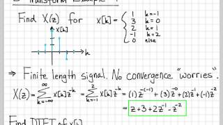 ZTransform Example 1  ZTransform Part 1 [upl. by Corneille433]