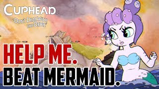 Cuphead  How to Beat Mermaid Medusa Boss Cala Maria [upl. by Bianca]