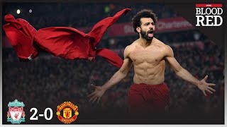 Mo Salah throws shirt into crowd as Liverpool players CELEBRATE VICTORY over Man United [upl. by Avahc]