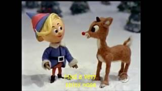 Rudolph The Red Nosed Reindeer Lyrics [upl. by Gnoz]