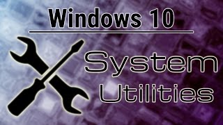 How to Easily Access System Utilities  Windows 10 Tutorial [upl. by Siulegroj]