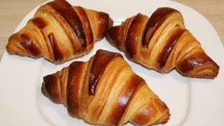 RECETTE DES CROISSANTS FACILE CUISINE RAPIDE [upl. by Haslam]